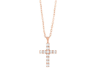 Diamond Cross Necklace - Babette it's me Jewelry