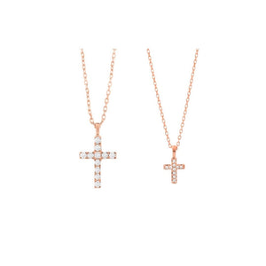 Diamond Cross Necklace - Babette it's me Jewelry