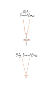 Diamond Cross Necklace - Babette it's me Jewelry