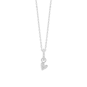 "Little Heart" - Anhänger mit weissen Diamanten | Babette it's me Jewelry - Babette it's me Jewelry